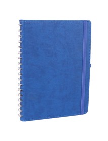 SÖĞÜTÖZÜ LACİVERT SPİRALLİ TARİHSİZ DEFTER (17X24 CM)